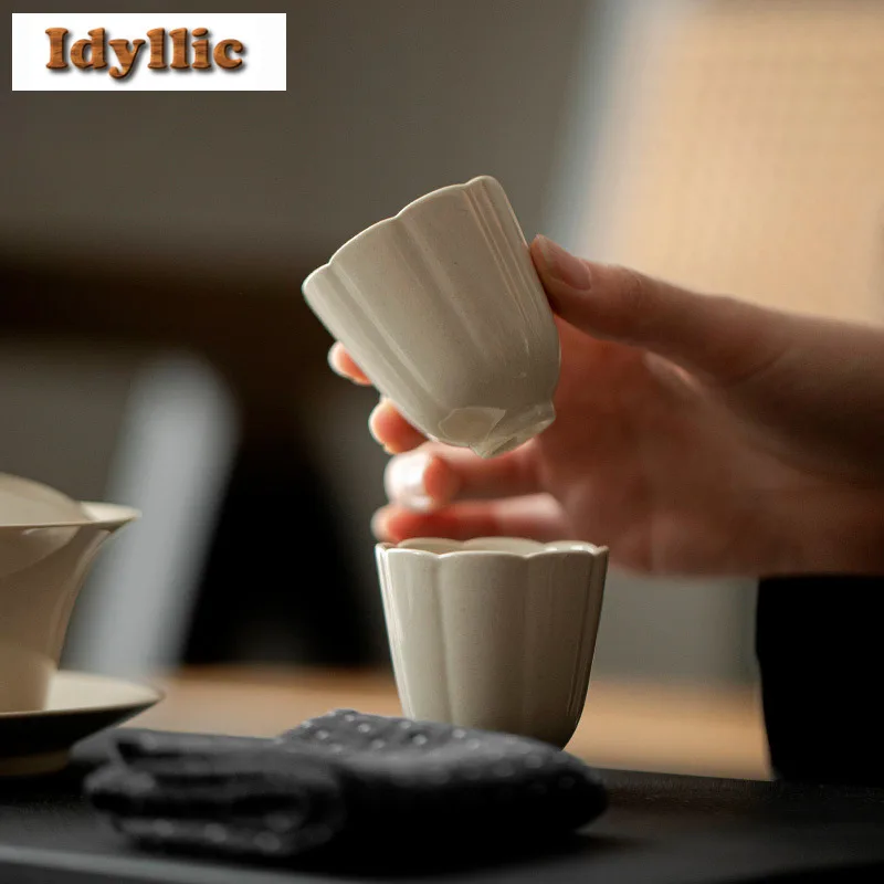 2pc/lot Plant Ash Flower Mouth Teacup Japanese Tea Bowl Set Of Cups Tea-tasting Meditation Cup Jianzhan Master Cups Teaset 45ml
2pc/lot Plant Ash Flower Mouth Teacup Japanese Tea Bowl Set Of Cups Tea-tasting Meditation Cup Jianzhan Master Cups Teaset 45ml