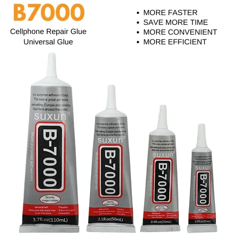 SUXUN T7000/B7000 15 мл 50 мл 110 мл черный/прозрачный контактный клей для ремонта телефона стекло пластик DIY клей IC FPC SScreen кромка
SUXUN T7000/B7000 15 мл 50 мл 110 мл черный/прозрачный контактный клей для ремонта телефона стекло пластик DIY клей IC FPC SScreen кромка