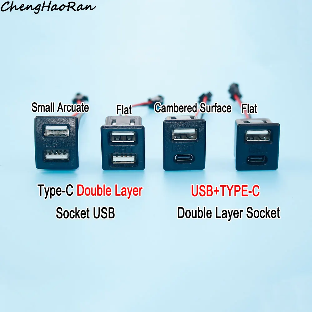 1 piece USB Female Type-C Dual Layer Socket USB A Female Lamp Charging Socket Power Socket with Cable Connector Receptacle
1 piece USB Female Type-C Dual Layer Socket USB A Female Lamp Charging Socket Power Socket with Cable Connector Receptacle