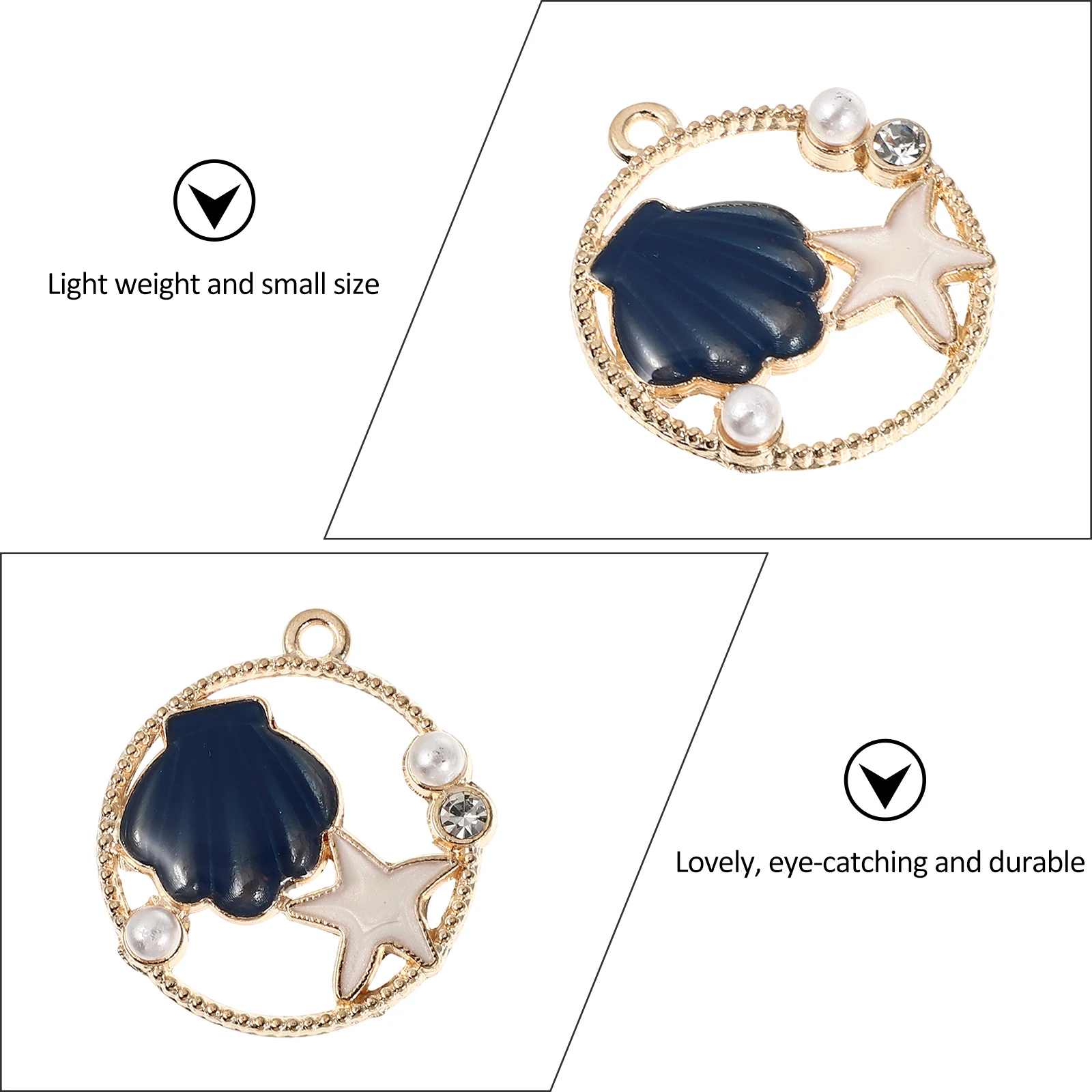 10 Pcs Shell Jewelry Accessories DIY Charms for Jewellery Making Earrings Necklace Alloy Miss
10 Pcs Shell Jewelry Accessories DIY Charms for Jewellery Making Earrings Necklace Alloy Miss