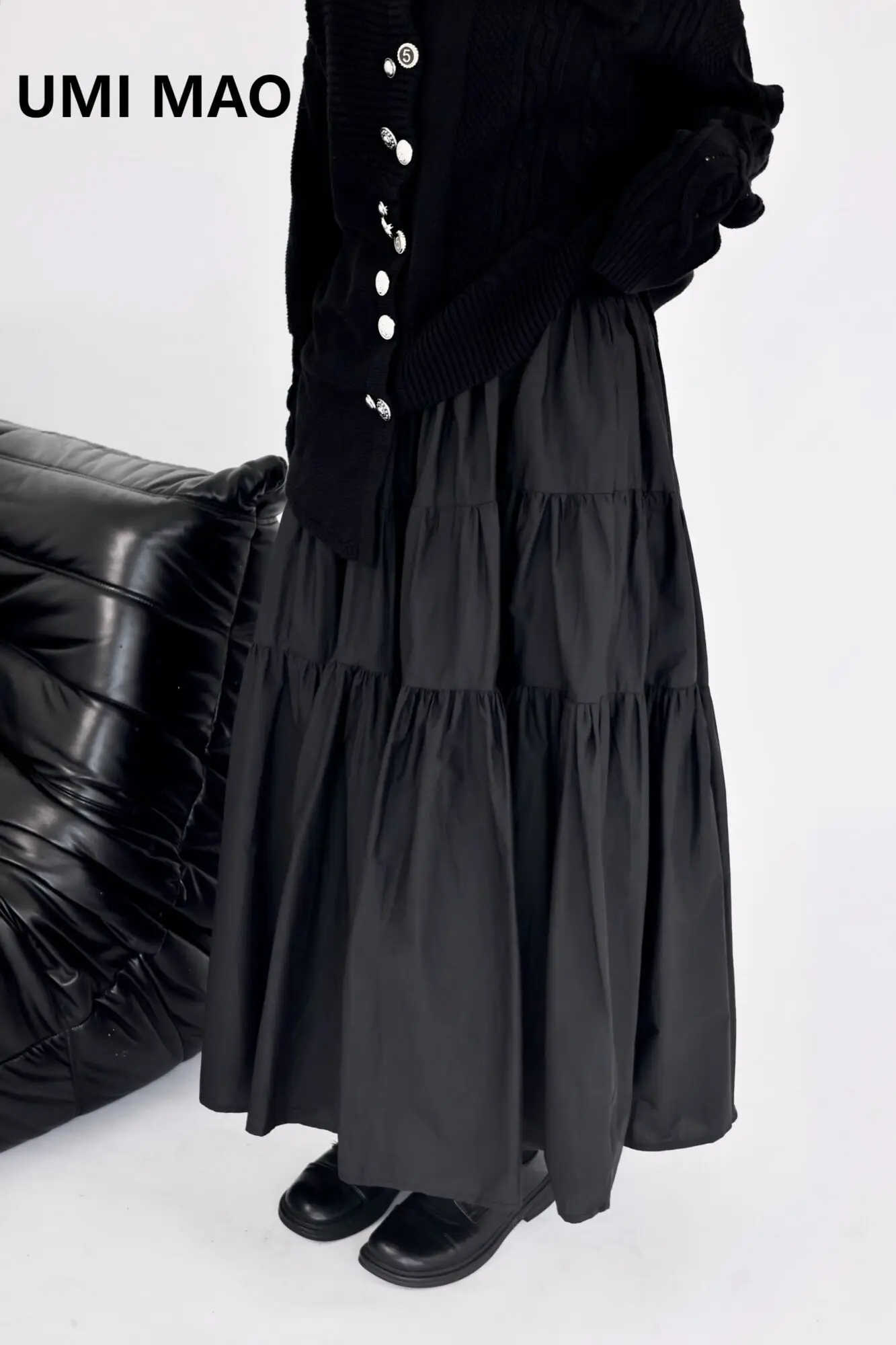 UMI MAO Yamamoto Темная юбка Женская одежда Осенняя новая свободная дизайнерская юбка Femme Альтернативная мода
UMI MAO Yamamoto Темная юбка Женская одежда Осенняя новая свободная дизайнерская юбка Femme Альтернативная мода
