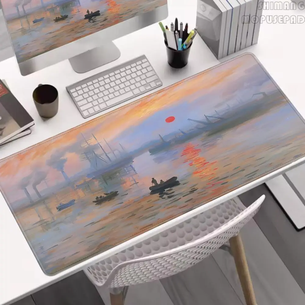 Mouse Pad Gamer Home Large Computer Mouse Mat MousePads keyboard pad Claude Monet Art Natural Rubber Anti-slip Office
Mouse Pad Gamer Home Large Computer Mouse Mat MousePads keyboard pad Claude Monet Art Natural Rubber Anti-slip Office