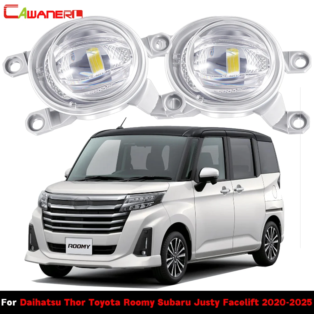 2 Pieces Car Front LED Lens Fog Light DRL For Daihatsu Thor Toyota Roomy Subaru Justy Facelift 2020-2025(Not Fit Pre-Facelift)
2 Pieces Car Front LED Lens Fog Light DRL For Daihatsu Thor Toyota Roomy Subaru Justy Facelift 2020-2025(Not Fit Pre-Facelift)