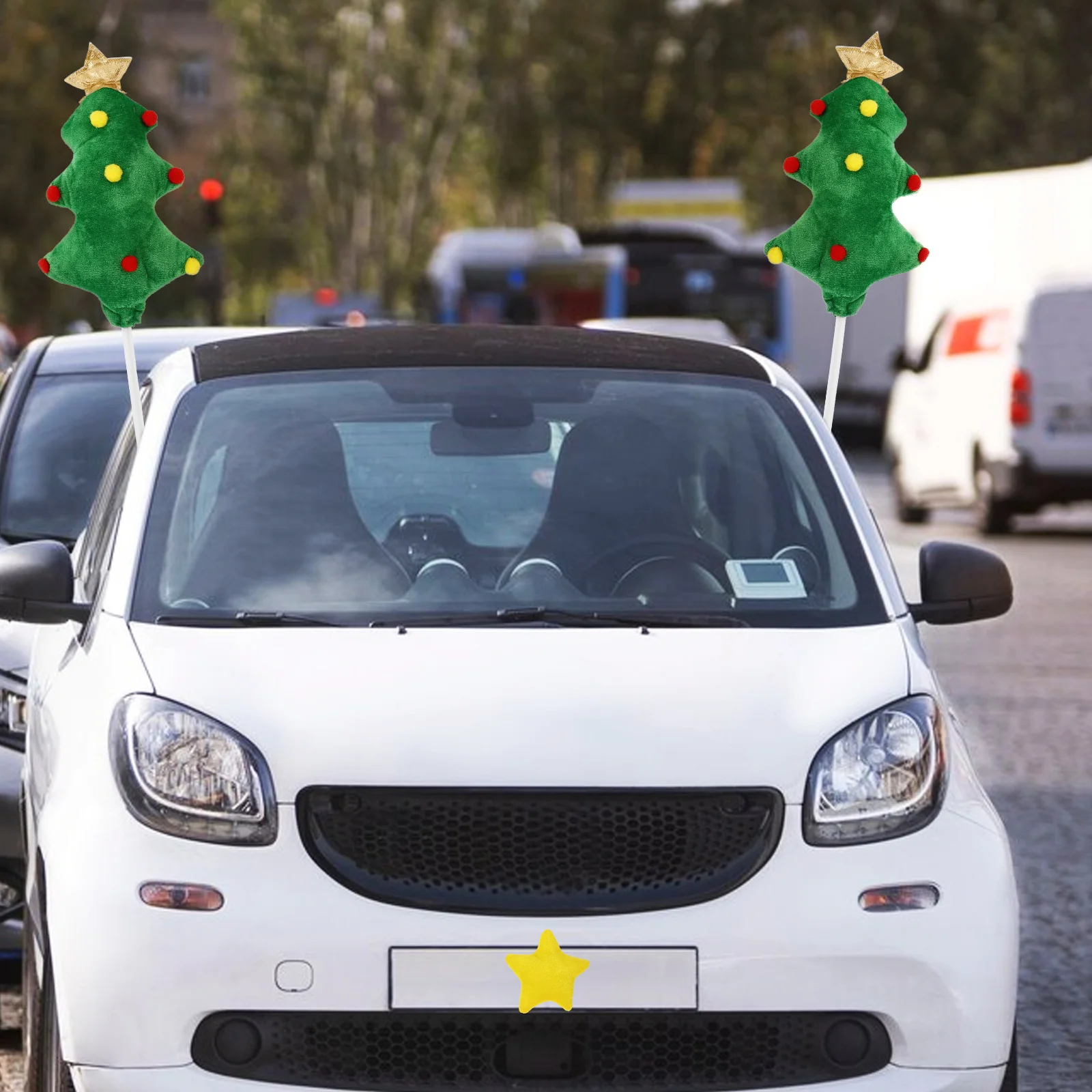 1Set Unique Star Christmas Tree Car Flag Decoration Detachable Easy Install Vehicle Festival Ornament Mini Auto Christmas Tree
1Set Unique Star Christmas Tree Car Flag Decoration Detachable Easy Install Vehicle Festival Ornament Mini Auto Christmas Tree