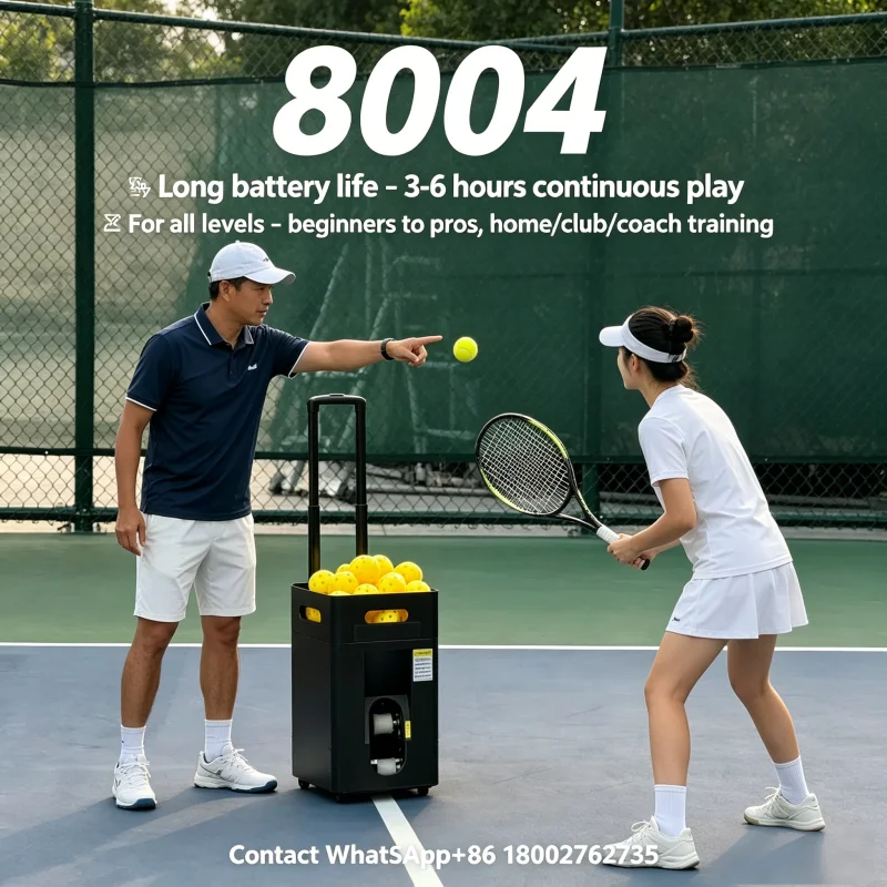 Portable Pickleball Serving Machine Auto Adjustable Speed - Pickleball Ball Launcher for Home Club Coach Training
Portable Pickleball Serving Machine Auto Adjustable Speed - Pickleball Ball Launcher for Home Club Coach Training