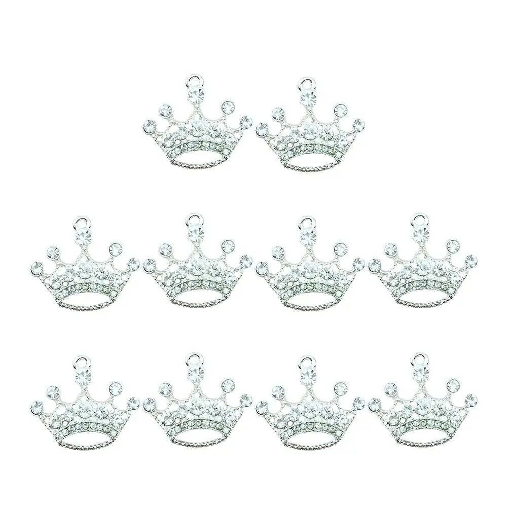 10 Pcs Crown Pendant Alloy Jewelry Making DIY Accessories Diamond Mobile Case Charms Craft Supplies Necklace Bracelet Earring
10 Pcs Crown Pendant Alloy Jewelry Making DIY Accessories Diamond Mobile Case Charms Craft Supplies Necklace Bracelet Earring