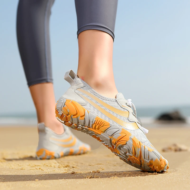 Unisex Grey Orange Water Shoes Quick Dry Anti-slip Aqua Shoes Men Women Barefoot Beach Swimming Surfing Wading Sneakers Outdoor
Unisex Grey Orange Water Shoes Quick Dry Anti-slip Aqua Shoes Men Women Barefoot Beach Swimming Surfing Wading Sneakers Outdoor