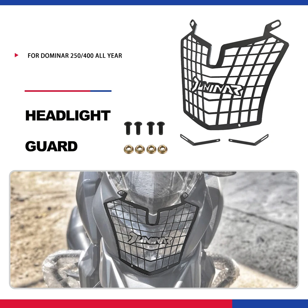 2023 2024 For BAJAJ DOMINAR 250/400 All YEAR 2022 2021 2020 2019 2018 2017 2016 2015 Motorcycle Headlight Guard Protection Cover
2023 2024 For BAJAJ DOMINAR 250/400 All YEAR 2022 2021 2020 2019 2018 2017 2016 2015 Motorcycle Headlight Guard Protection Cover