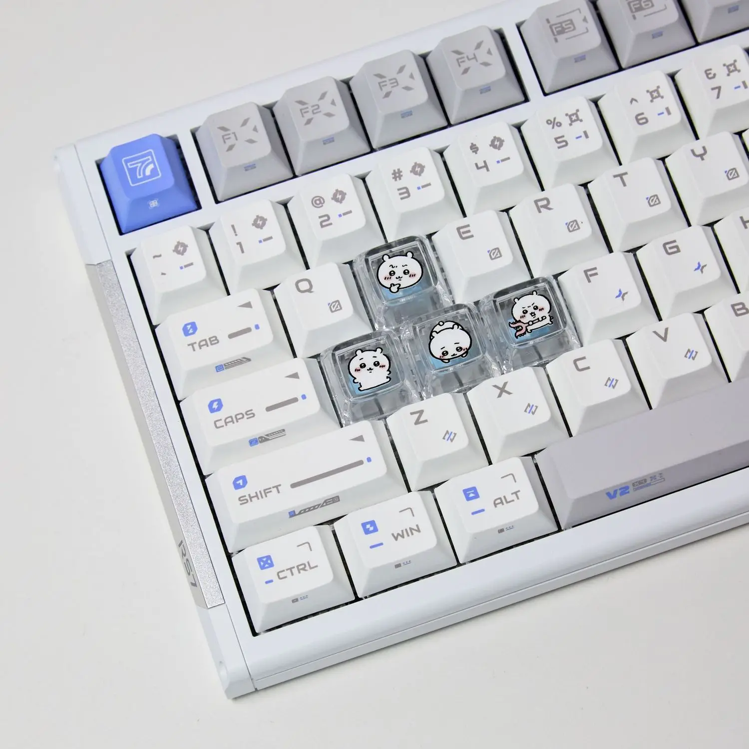 Chiikawa Mechanical Keyboard Keycaps Transparent PC Hachiware Backlit Keycaps Handmade Personalized Key Caps for Keyboard Usagi
Chiikawa Mechanical Keyboard Keycaps Transparent PC Hachiware Backlit Keycaps Handmade Personalized Key Caps for Keyboard Usagi