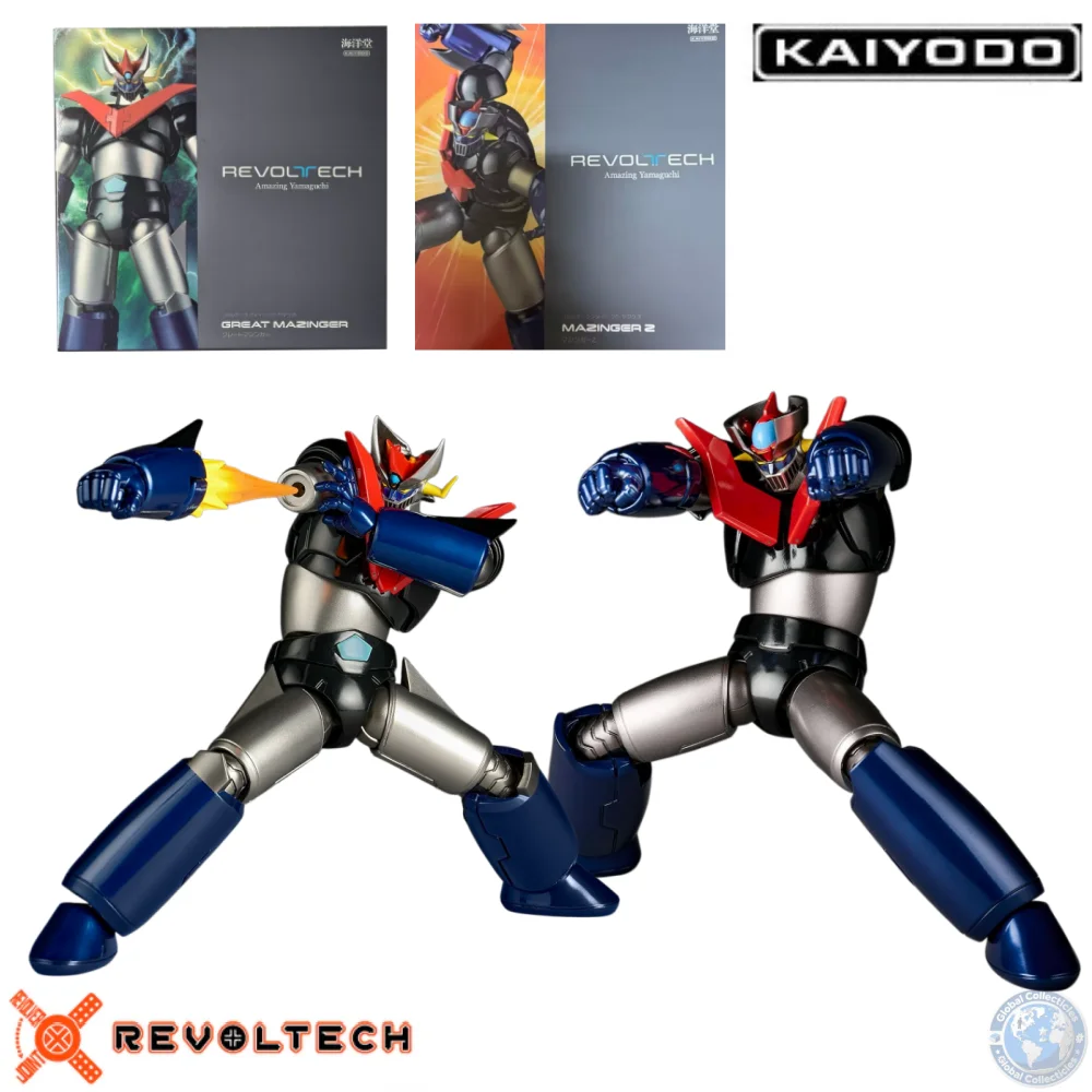KAIYODO Official Licensed Great Mazinger / Mazinger Z with Interchangeable Parts & Multiple Accessories Gift for Collector
KAIYODO Official Licensed Great Mazinger / Mazinger Z with Interchangeable Parts & Multiple Accessories Gift for Collector