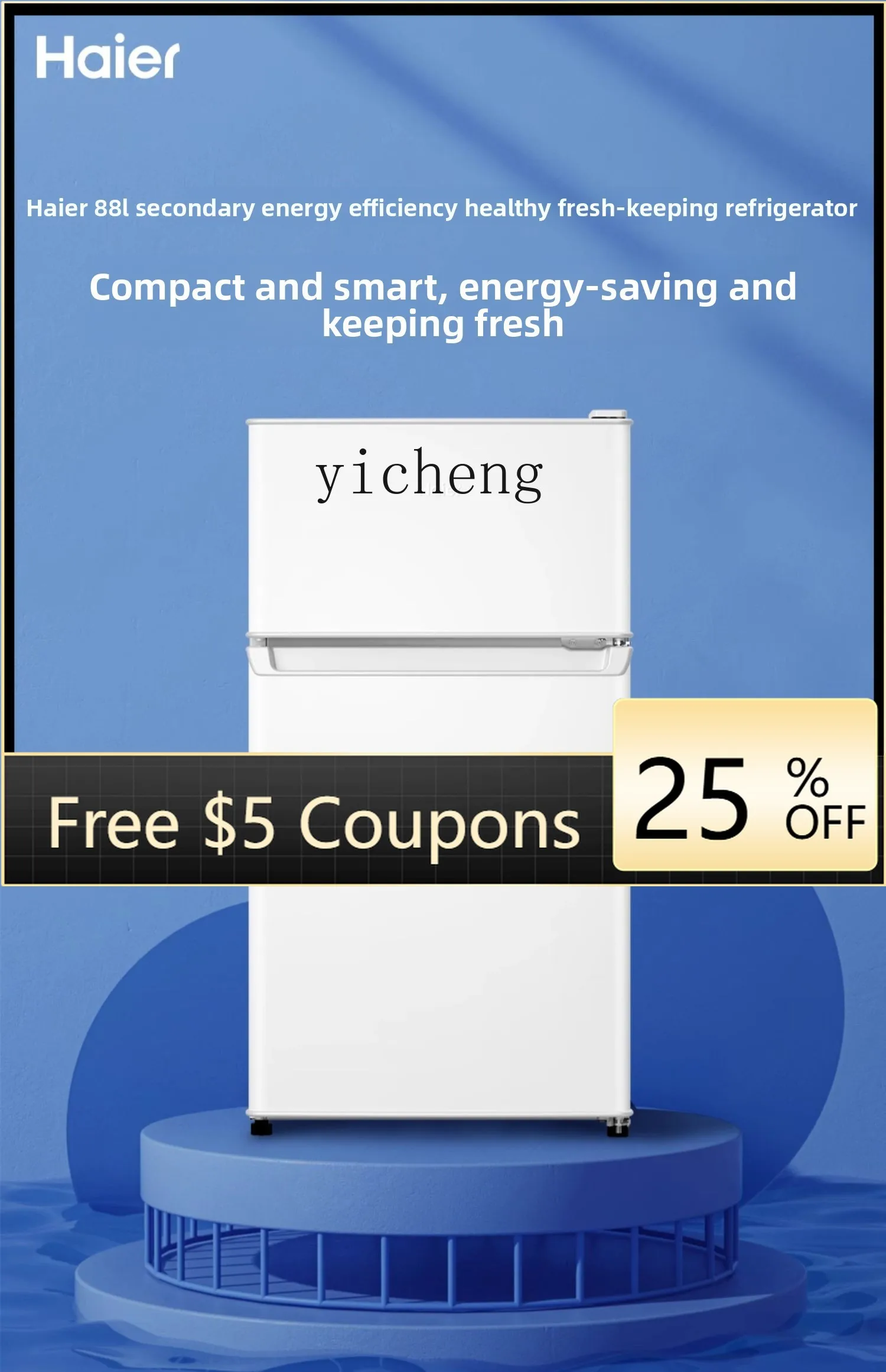 AB 88L Two-door refrigerated and frozen household small rental room dormitory office small refrigerator
AB 88L Two-door refrigerated and frozen household small rental room dormitory office small refrigerator