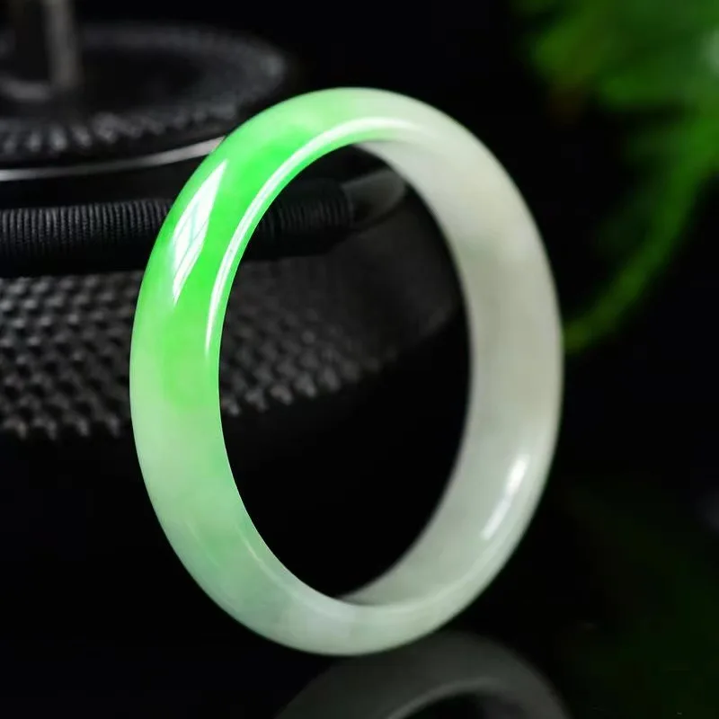 Natural Myanmar Jade Jade 54mm-62mm bracelet Princess jewelry bracelet send mom send girlfriend gift
Natural Myanmar Jade Jade 54mm-62mm bracelet Princess jewelry bracelet send mom send girlfriend gift