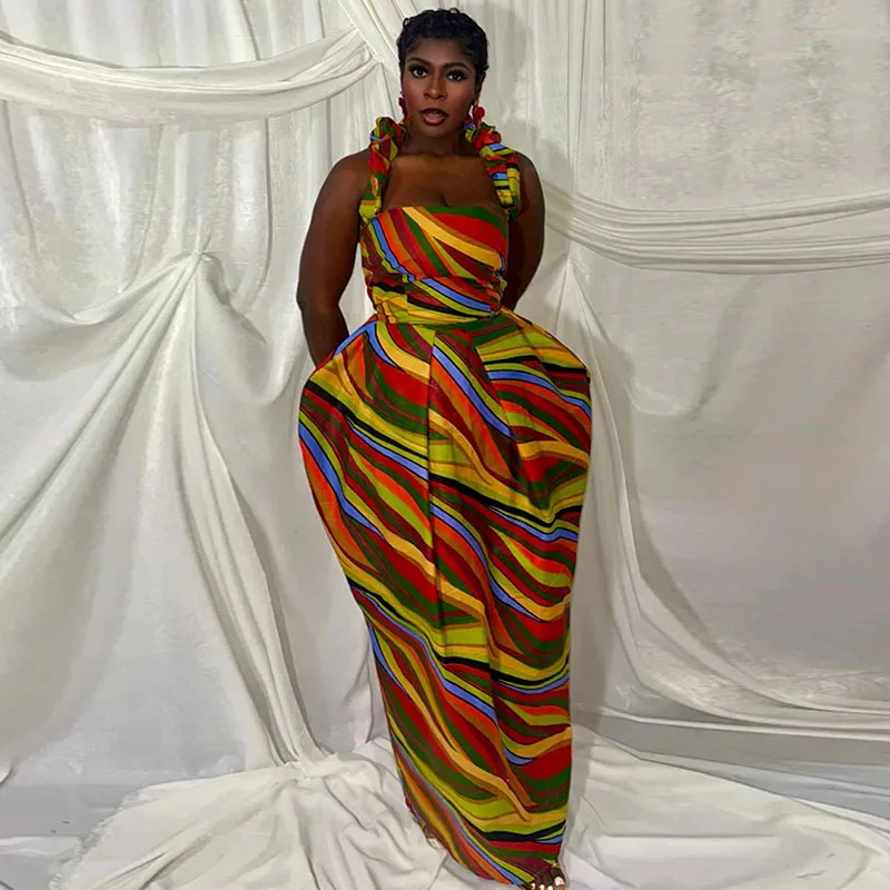 Сексуальные облегающие платья макси с цветным принтом для женщин, для клуба, вечеринок, в стиле знаменитостей, без рукавов, с открытой спиной, приталенное длинное платье, вечернее платье
Сексуальные облегающие платья макси с цветным принтом для женщин, для клуба, вечеринок, в стиле знаменитостей, без рукавов, с открытой спиной, приталенное длинное платье, вечернее платье
