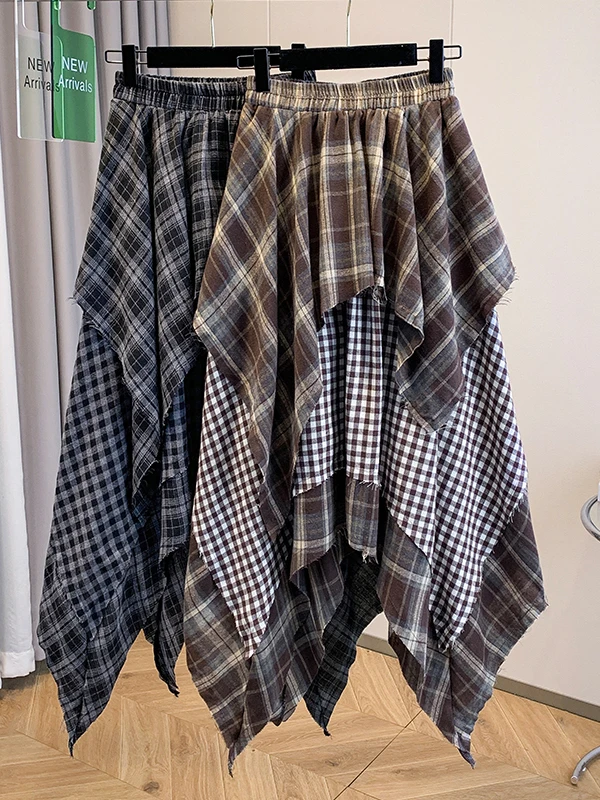 plus Size Spring New Vintage Trench Coat Style Color Block Skirt High Waist A-Line Midi Skirt for Pear Shaped Women
plus Size Spring New Vintage Trench Coat Style Color Block Skirt High Waist A-Line Midi Skirt for Pear Shaped Women