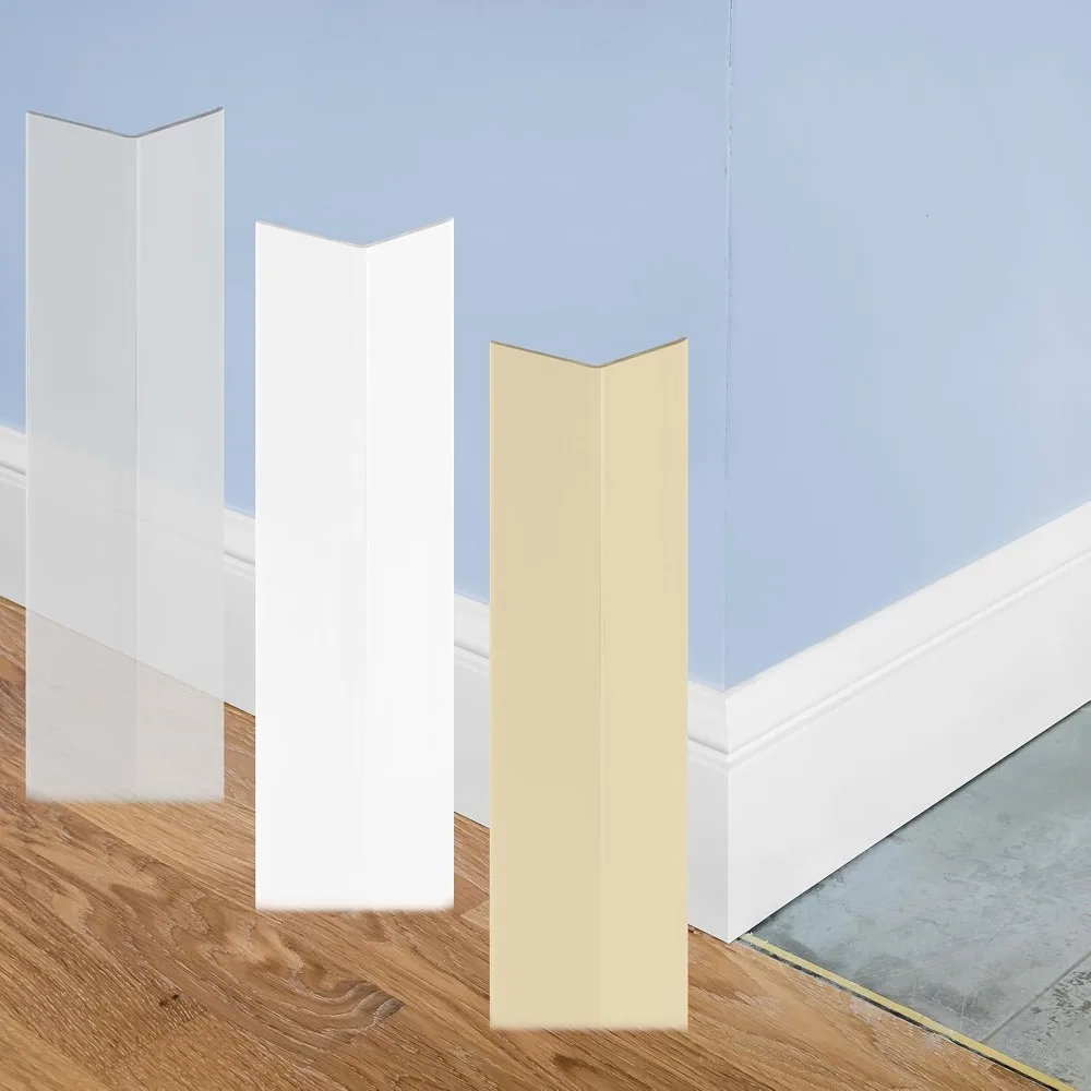 Ships from USA Vinyl Corner Guard White 2-3/8 x 48 Inch 6 Pack Easy Install Protects Wall Edges from Damage
Ships from USA Vinyl Corner Guard White 2-3/8 x 48 Inch 6 Pack Easy Install Protects Wall Edges from Damage