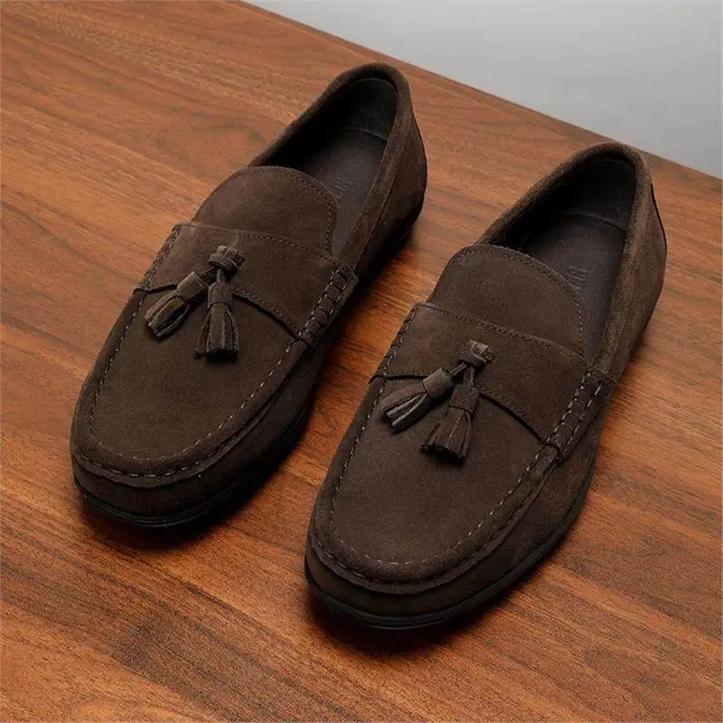Genuine Suede Leather Tassel Loafers for Men Slip on Lazy Shoes Breathable Business Casual Summer Fashion Dress Shoes
Genuine Suede Leather Tassel Loafers for Men Slip on Lazy Shoes Breathable Business Casual Summer Fashion Dress Shoes