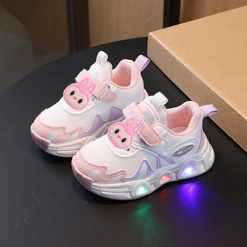 sanrio Breathable cute Mesh Casual Shoes boy girl Luminous Toddler Shoes labu bu Spring fall New Children Light up Sports Shoes
sanrio Breathable cute Mesh Casual Shoes boy girl Luminous Toddler Shoes labu bu Spring fall New Children Light up Sports Shoes