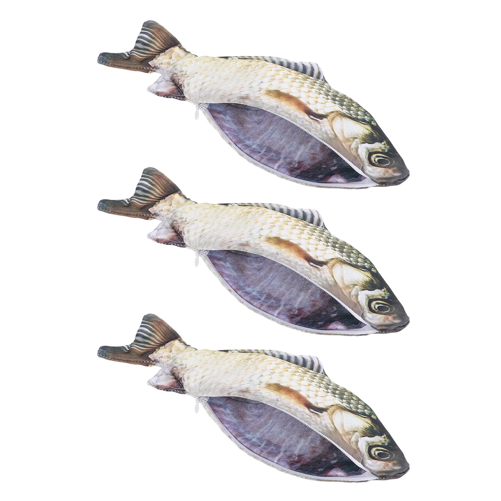 3Pcs Realistic Carp Fish Pencil Case Waterproof Creative Simulation Fish-Shaped Pencil Bag for School Office Kids Teens Birthday
3Pcs Realistic Carp Fish Pencil Case Waterproof Creative Simulation Fish-Shaped Pencil Bag for School Office Kids Teens Birthday