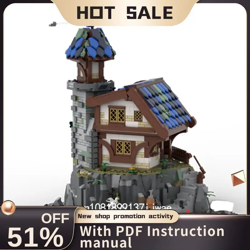 1982PCS New MOC European Medieval Street View Tower Model Custom Puzzle DIY creative ideas Retro child Toys Birthday Gifts
1982PCS New MOC European Medieval Street View Tower Model Custom Puzzle DIY creative ideas Retro child Toys Birthday Gifts