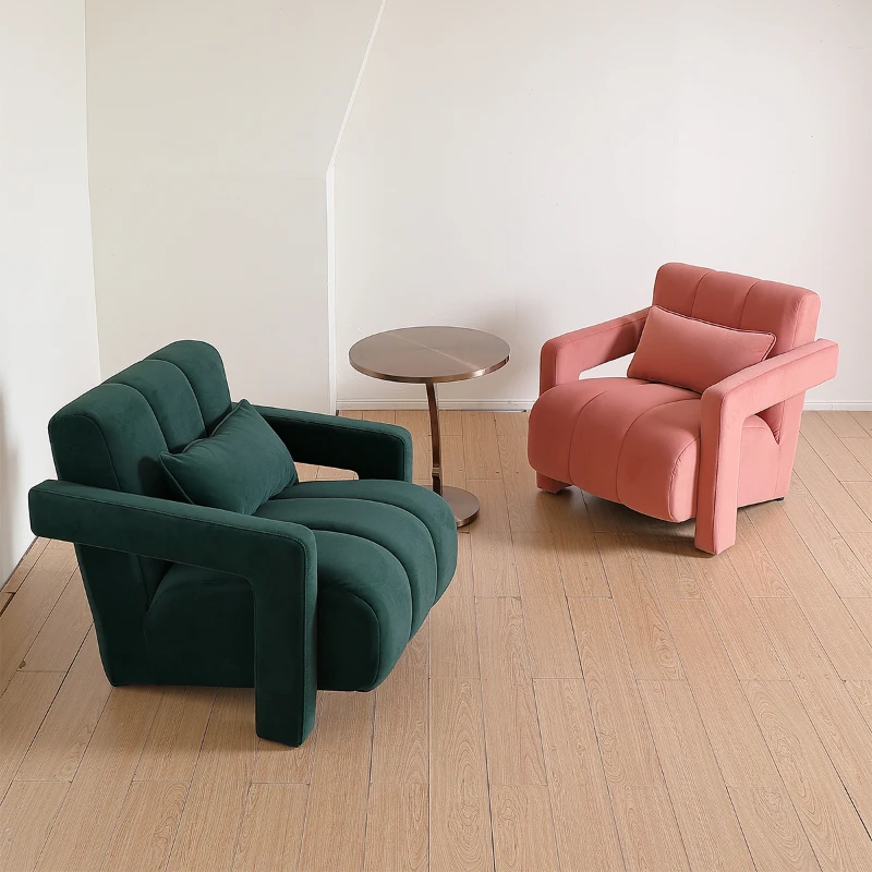 Cream style single sofa chair living room minimalist fabric art bedroom balcony lazy leisure
Cream style single sofa chair living room minimalist fabric art bedroom balcony lazy leisure