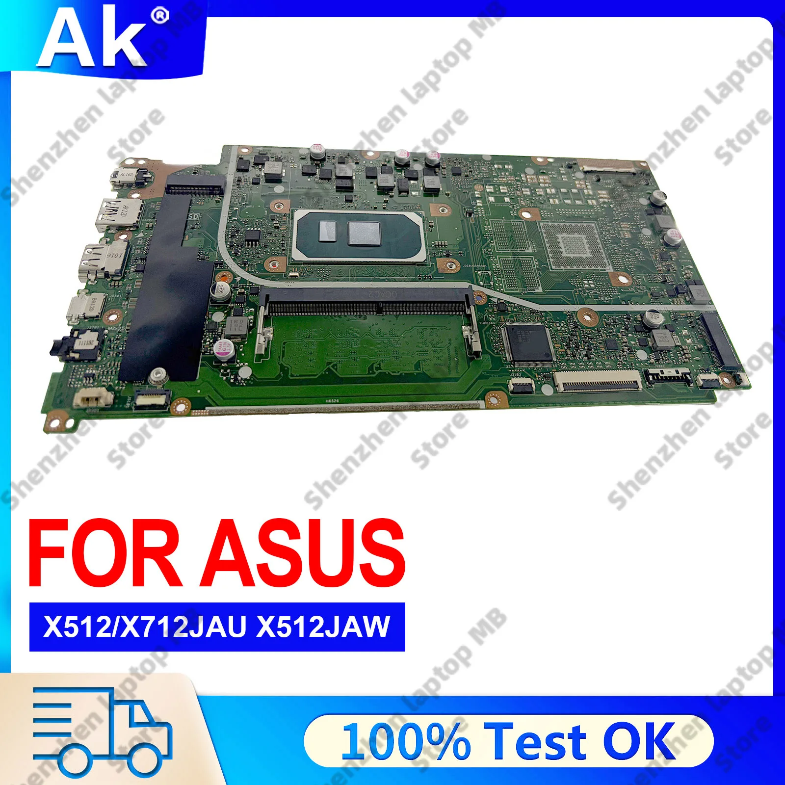 X512JA Laptop Motherboard For ASUS F512J S512J X512J X512JP V5000J X512JAU X512JAW A512J X512JF Mainboard With 10th Gen I3 i5 i7
X512JA Laptop Motherboard For ASUS F512J S512J X512J X512JP V5000J X512JAU X512JAW A512J X512JF Mainboard With 10th Gen I3 i5 i7