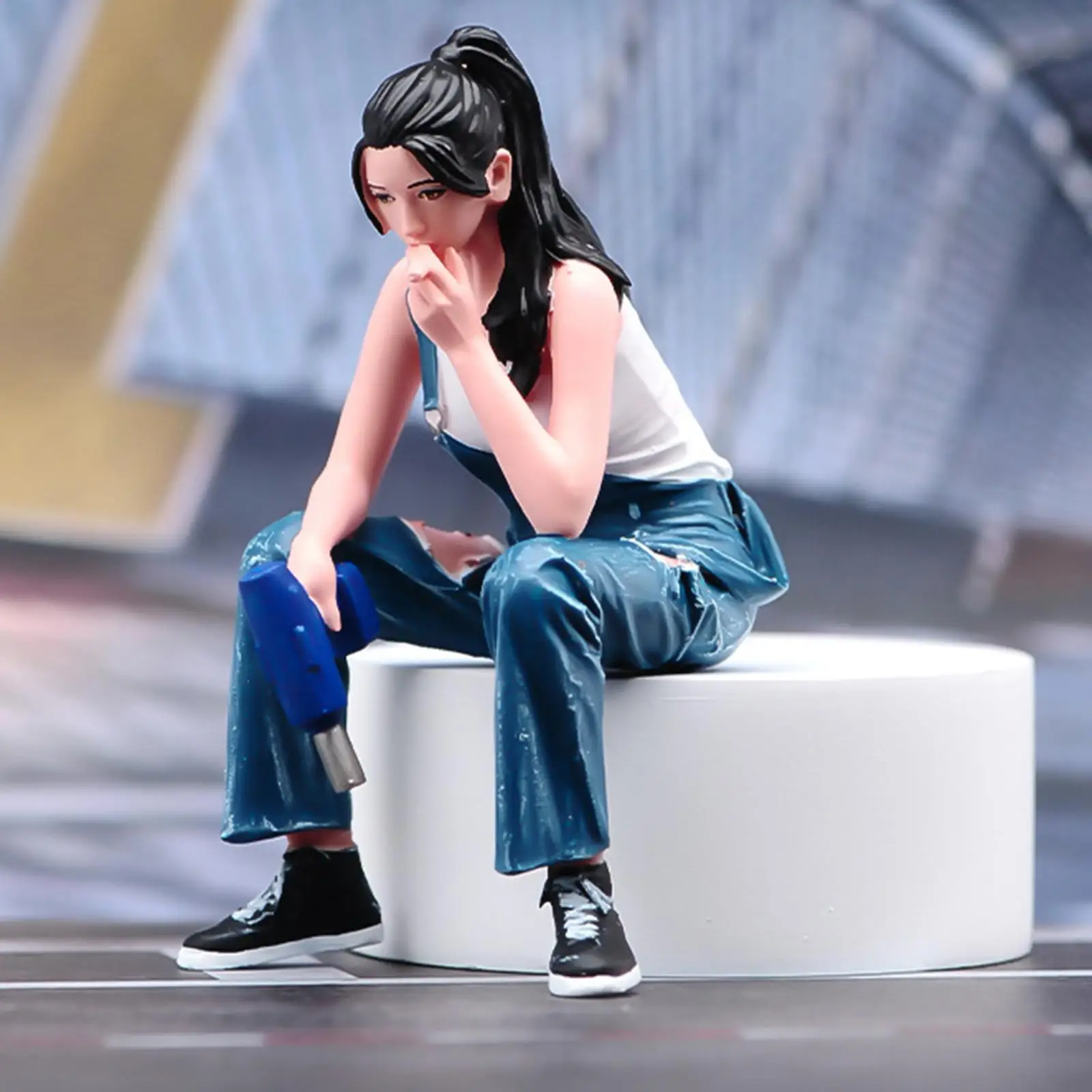 1:18 Female Mechanic Miniature Figure Decorative Micro Scene Ornament Tiny People Model for Micro Landscape Dollhouse Accessory
1:18 Female Mechanic Miniature Figure Decorative Micro Scene Ornament Tiny People Model for Micro Landscape Dollhouse Accessory