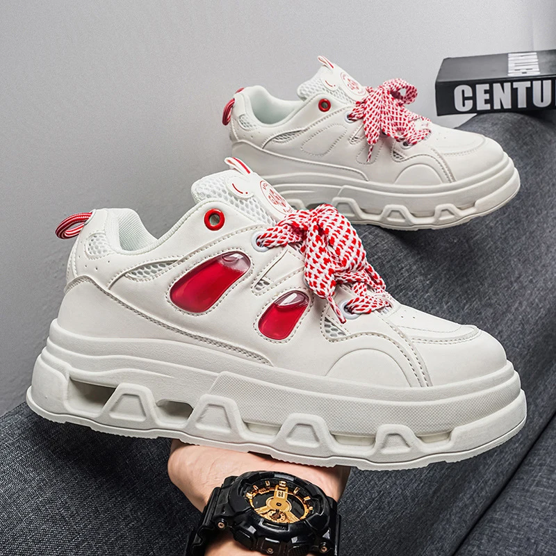 Men 2026 Spring Platform Sneakers Casual Walking Shoes Comfortable Thick Bottom Athletic Trainers Fashion Height Boosting
Men 2026 Spring Platform Sneakers Casual Walking Shoes Comfortable Thick Bottom Athletic Trainers Fashion Height Boosting