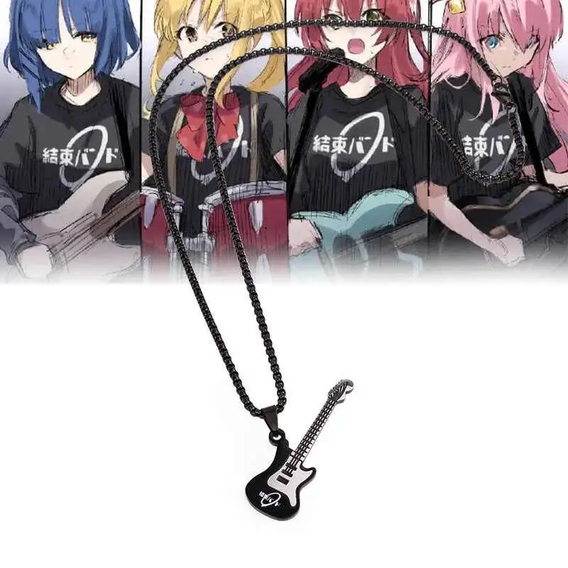 BOCCHI Acg THE ROCK! Gotoh Hitori Trendy Guitar Shaped Black Stainless Titanium Steel Necklace Fashion Jewelry Accessories
BOCCHI Acg THE ROCK! Gotoh Hitori Trendy Guitar Shaped Black Stainless Titanium Steel Necklace Fashion Jewelry Accessories