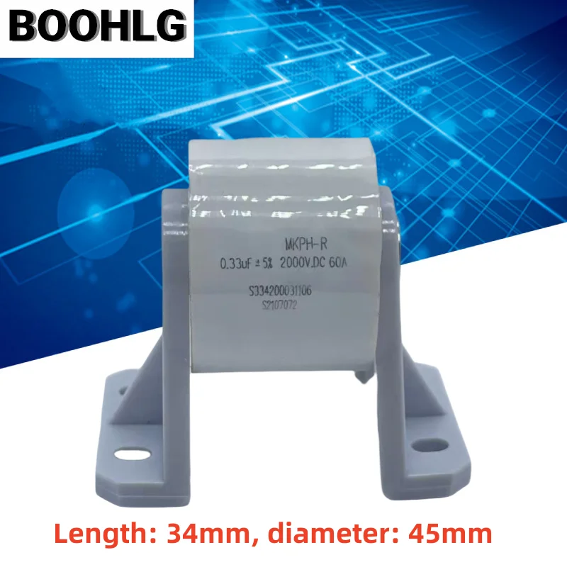 1PCS MKPH-R type 0.33UF 2000V DC 60A high current induction heating welding machine capacitor
1PCS MKPH-R type 0.33UF 2000V DC 60A high current induction heating welding machine capacitor