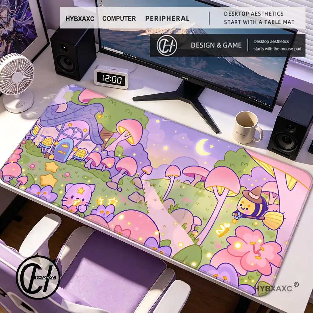 HYBXAXC A2 Enchanted Forest MousePad Pink Mushroom Moon Desk Mat Non-Slip Keyboard Pad Cute Aesthetic DeskMat
HYBXAXC A2 Enchanted Forest MousePad Pink Mushroom Moon Desk Mat Non-Slip Keyboard Pad Cute Aesthetic DeskMat