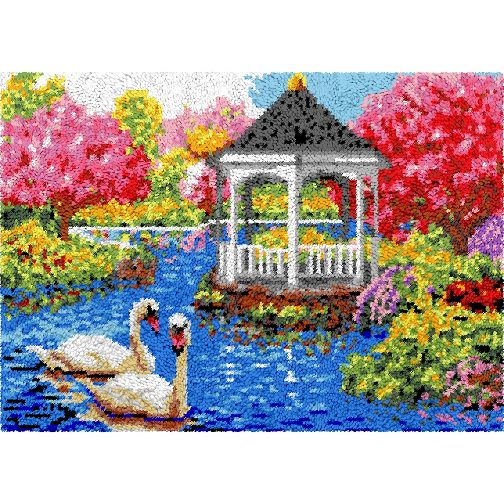 Carpet kit with large hook needlework Sewing rugs Flower Embroidery Latch hook rug kit Rug making supplies Home decoration
Carpet kit with large hook needlework Sewing rugs Flower Embroidery Latch hook rug kit Rug making supplies Home decoration