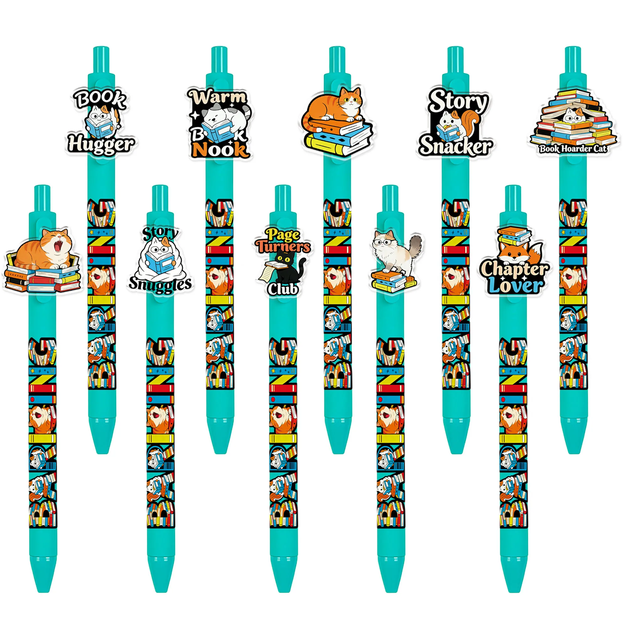 10 PCS / 20 PCS Cute Reading Cat Pattern Ballpoint Pens - Student Office Smooth Signature Writing Pens
10 PCS / 20 PCS Cute Reading Cat Pattern Ballpoint Pens - Student Office Smooth Signature Writing Pens