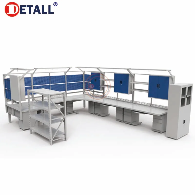 ESD Safe Modular Cold Rolled Steel Workstation for Warehouse Use PCB Design and Testing with Engine Components Worktable Pro
ESD Safe Modular Cold Rolled Steel Workstation for Warehouse Use PCB Design and Testing with Engine Components Worktable Pro