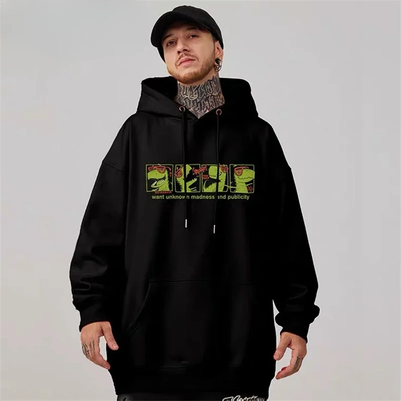 Oversized Hooded Sweatshirt Autumn Jacket Fashion Street Trend Hip Hop Clothes Winter Warm Hoodies Men Cartoon Print
Oversized Hooded Sweatshirt Autumn Jacket Fashion Street Trend Hip Hop Clothes Winter Warm Hoodies Men Cartoon Print