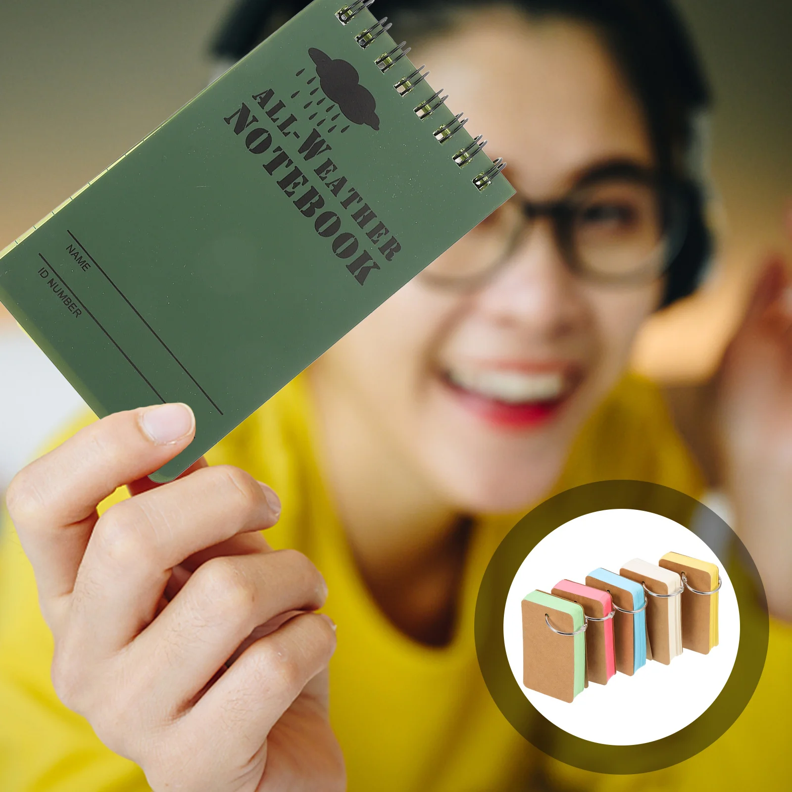 Waterproof Spiral Notebook Small Coil Notepad for Notes Plans Journal Diary Notepad for Students Office Small Notebook
Waterproof Spiral Notebook Small Coil Notepad for Notes Plans Journal Diary Notepad for Students Office Small Notebook