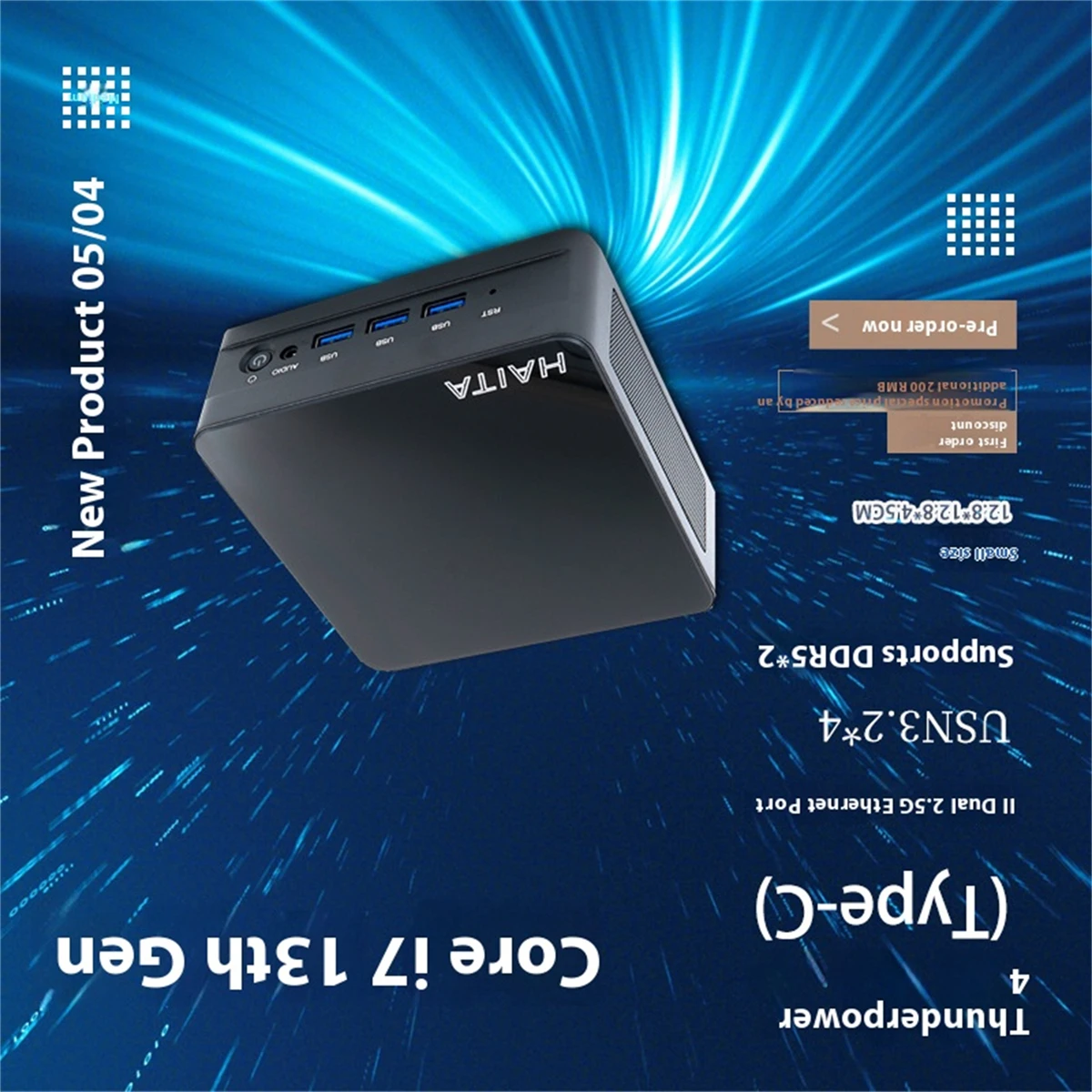 Мини-ПК i7-1360P 13-го поколения/цельнометаллический корпус/выход HDMI/офис и дом/сделай сам-сервант/WiFi 6E/2,5G LAN/Thunderbolt 4
Мини-ПК i7-1360P 13-го поколения/цельнометаллический корпус/выход HDMI/офис и дом/сделай сам-сервант/WiFi 6E/2,5G LAN/Thunderbolt 4