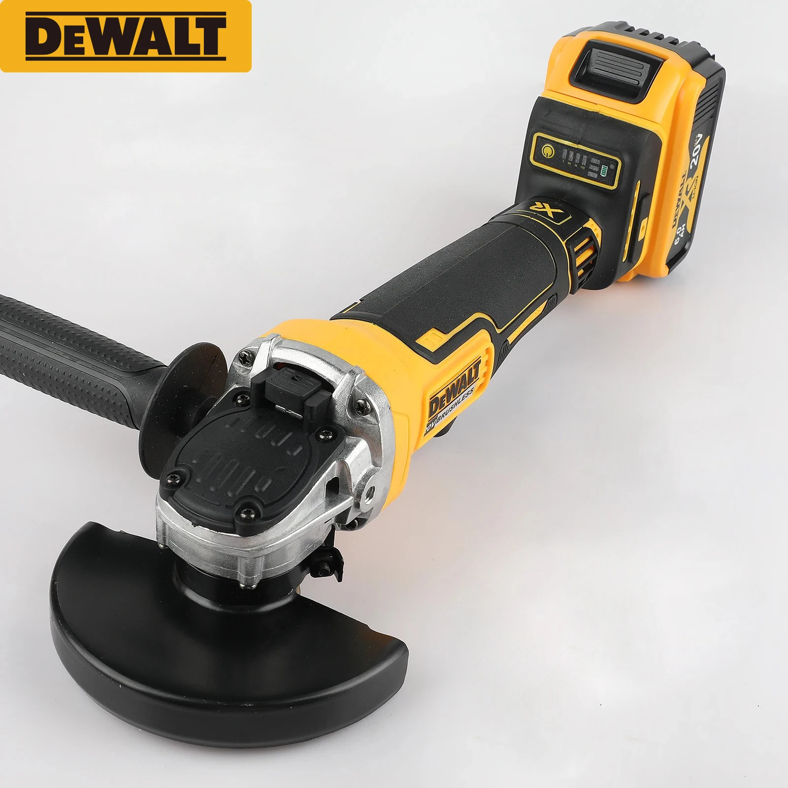 Аккумуляторная угловая шлифмашина DEWALT DCG405, 20В, 125мм, с шпинделем M14, 3 скорости
Аккумуляторная угловая шлифмашина DEWALT DCG405, 20В, 125мм, с шпинделем M14, 3 скорости