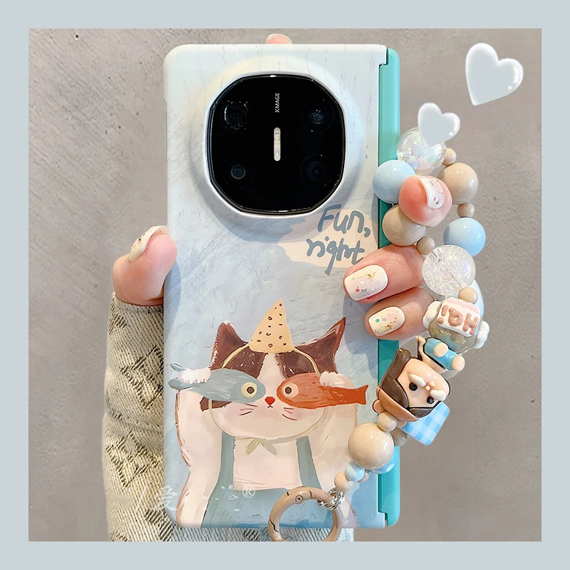 Case For Honor Magic V5 V3 Suspenders Cat Fish Creative Axis Hinge Pendant Shockproof Hard Mobile Phone Case Cover
Case For Honor Magic V5 V3 Suspenders Cat Fish Creative Axis Hinge Pendant Shockproof Hard Mobile Phone Case Cover