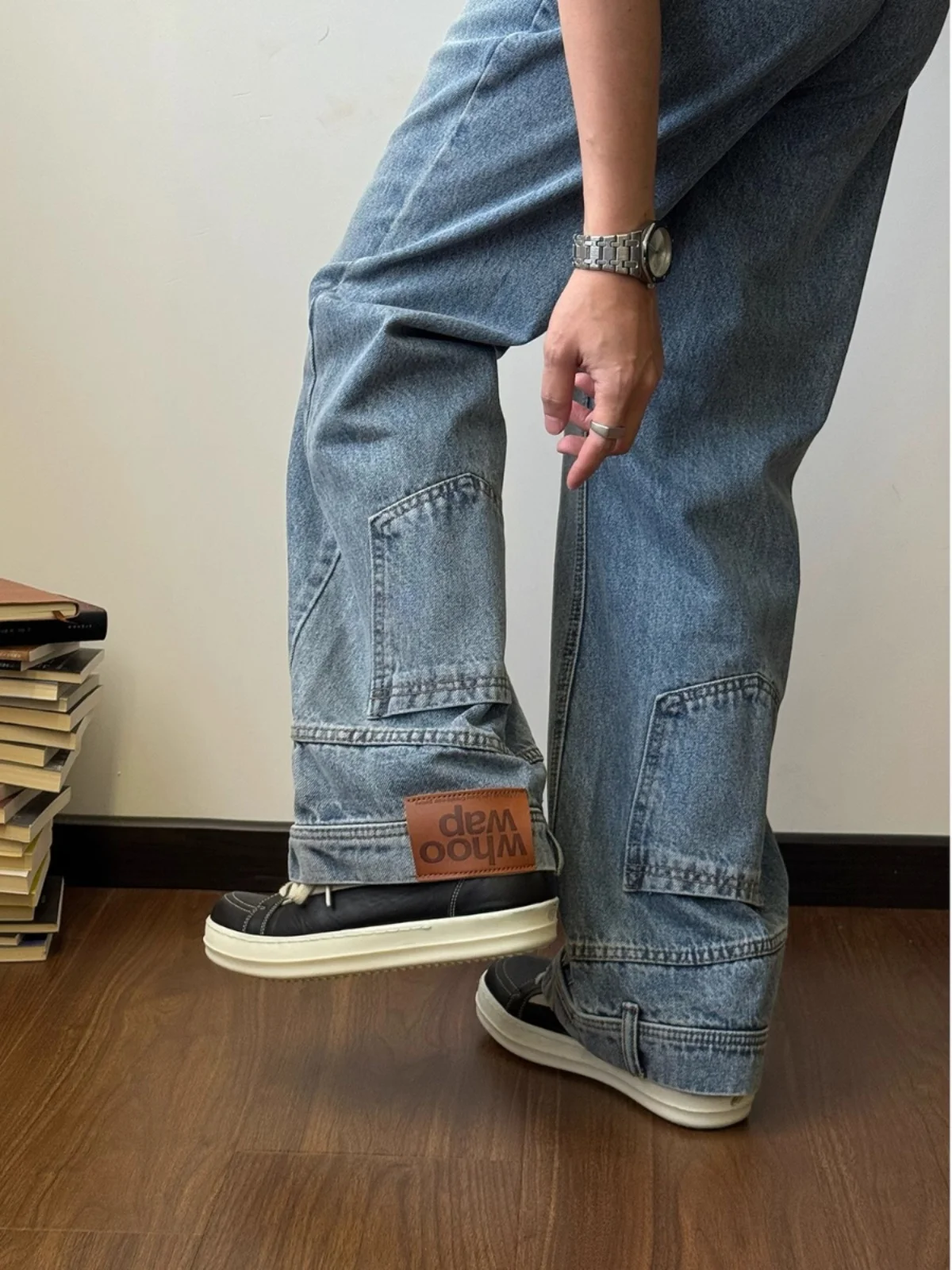Американские джинсы High Street Waed Reverse Denim свободного кроя, осенние, винтажные, прямые, больших размеров, с эффектом двусторонней носки
Американские джинсы High Street Waed Reverse Denim свободного кроя, осенние, винтажные, прямые, больших размеров, с эффектом двусторонней носки