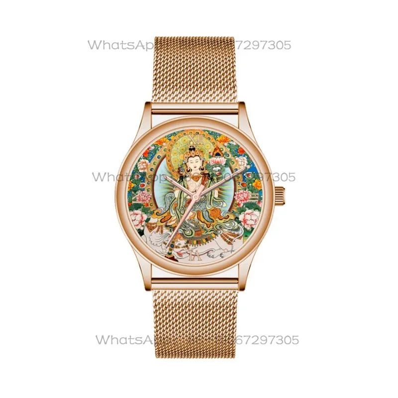 Puxian Bodhisattva Thangka Zodiac Dragon Snake Guardian Natal Buddha Manjushri Void Collection Watch Female National Style
Puxian Bodhisattva Thangka Zodiac Dragon Snake Guardian Natal Buddha Manjushri Void Collection Watch Female National Style