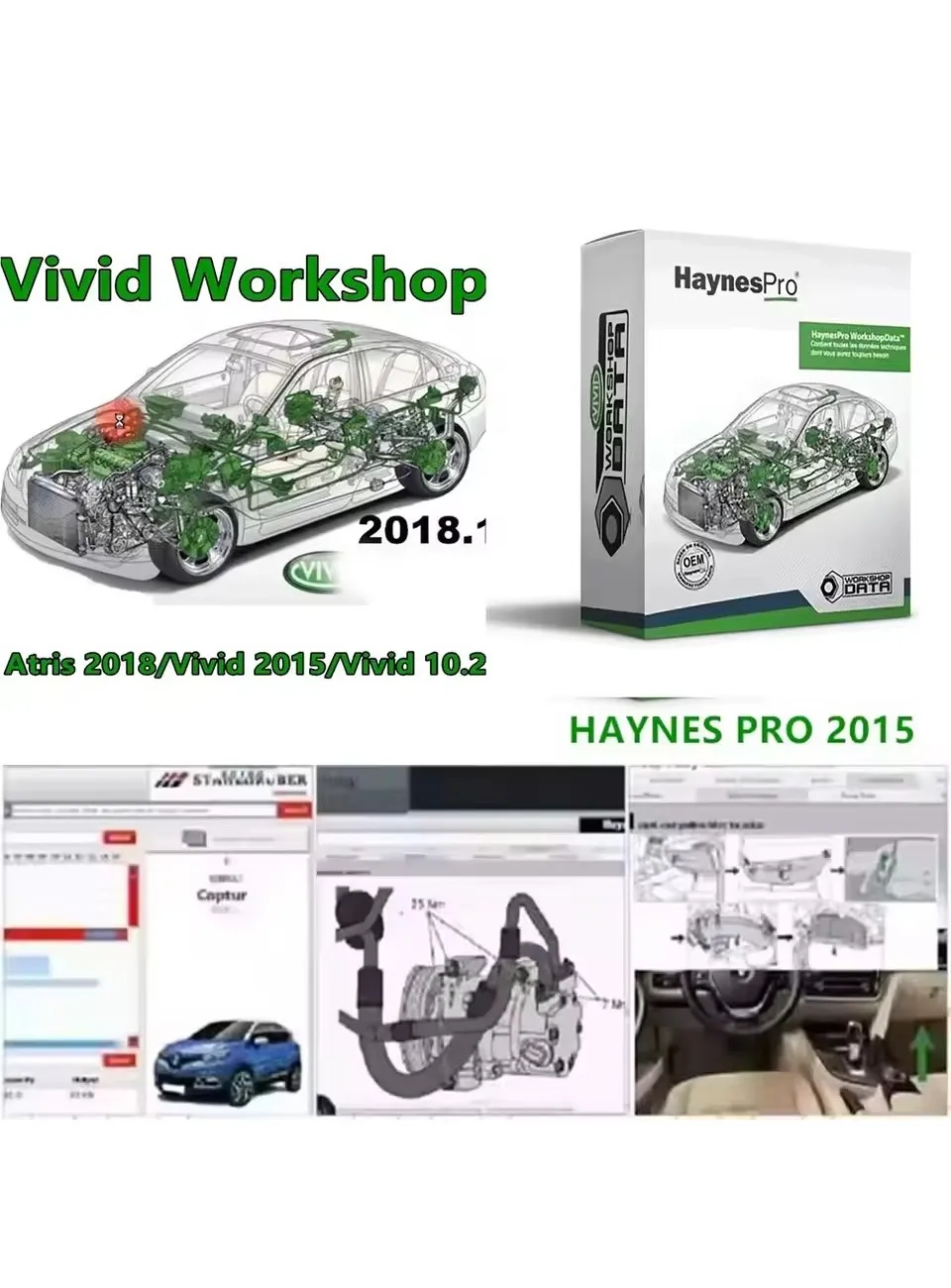 Новейшая версия 2025 года 2015.1 HAYNES PRO Vivid + яркое программное обеспечение 2018, программное обеспечение для ремонта DATA для автомобильной мастерской
Новейшая версия 2025 года 2015.1 HAYNES PRO Vivid + яркое программное обеспечение 2018, программное обеспечение для ремонта DATA для автомобильной мастерской