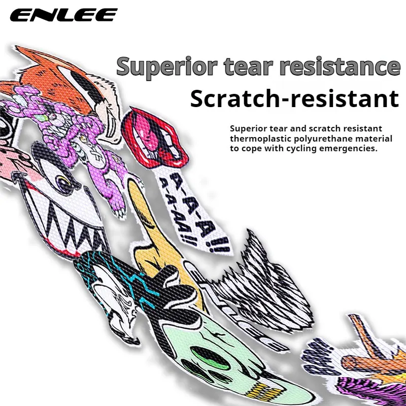 ENLEE Bicycle Personalized Creative Stickers Road Bike Scratched Car Stickers PVC Helmet Film Frame Decoration Stickers
ENLEE Bicycle Personalized Creative Stickers Road Bike Scratched Car Stickers PVC Helmet Film Frame Decoration Stickers