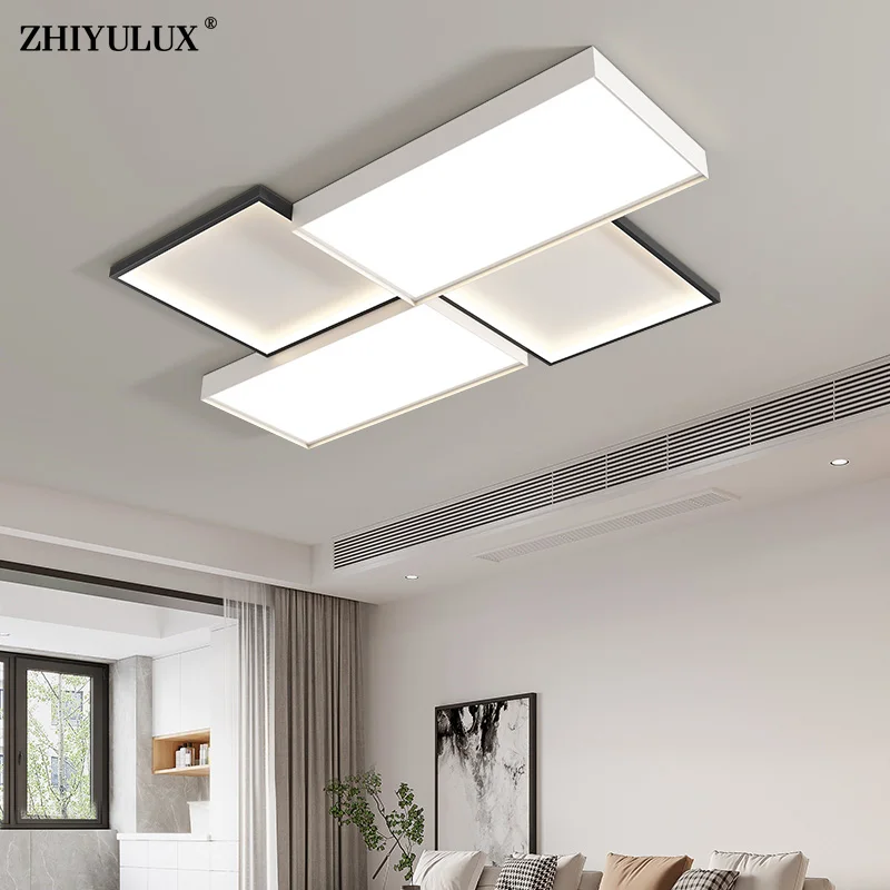 Remote Dimming Simple Black White New Modern LED Chandelier Lights Living Dining Room Ceiling Bedroom Hall Lamps Indoor Lighting
Remote Dimming Simple Black White New Modern LED Chandelier Lights Living Dining Room Ceiling Bedroom Hall Lamps Indoor Lighting