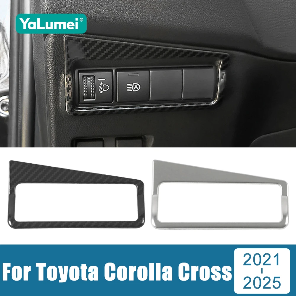 For Toyota Corolla Cross XG10 2021 2022 2023 2024 2025 Hybrid Stainless Car Headlight Adjustment Button Trim Cover Sticker
For Toyota Corolla Cross XG10 2021 2022 2023 2024 2025 Hybrid Stainless Car Headlight Adjustment Button Trim Cover Sticker