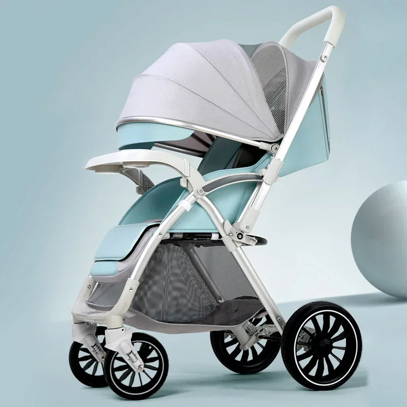 Shock Absorbing Stroller High Landscape Lightweight Travel Stroller Newborn Baby Two-way Seat Foldable Adjustable Baby Stroller
Shock Absorbing Stroller High Landscape Lightweight Travel Stroller Newborn Baby Two-way Seat Foldable Adjustable Baby Stroller