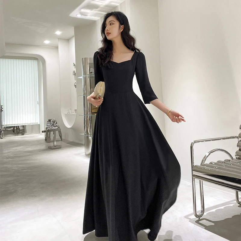 Ele Bla Evening Gown Women's Host Floor Length Dr Luxury Subtle Korean Sle Long Sve mid Waist Zipper Ba for A...
Ele Bla Evening Gown Women's Host Floor Length Dr Luxury Subtle Korean Sle Long Sve mid Waist Zipper Ba for A...