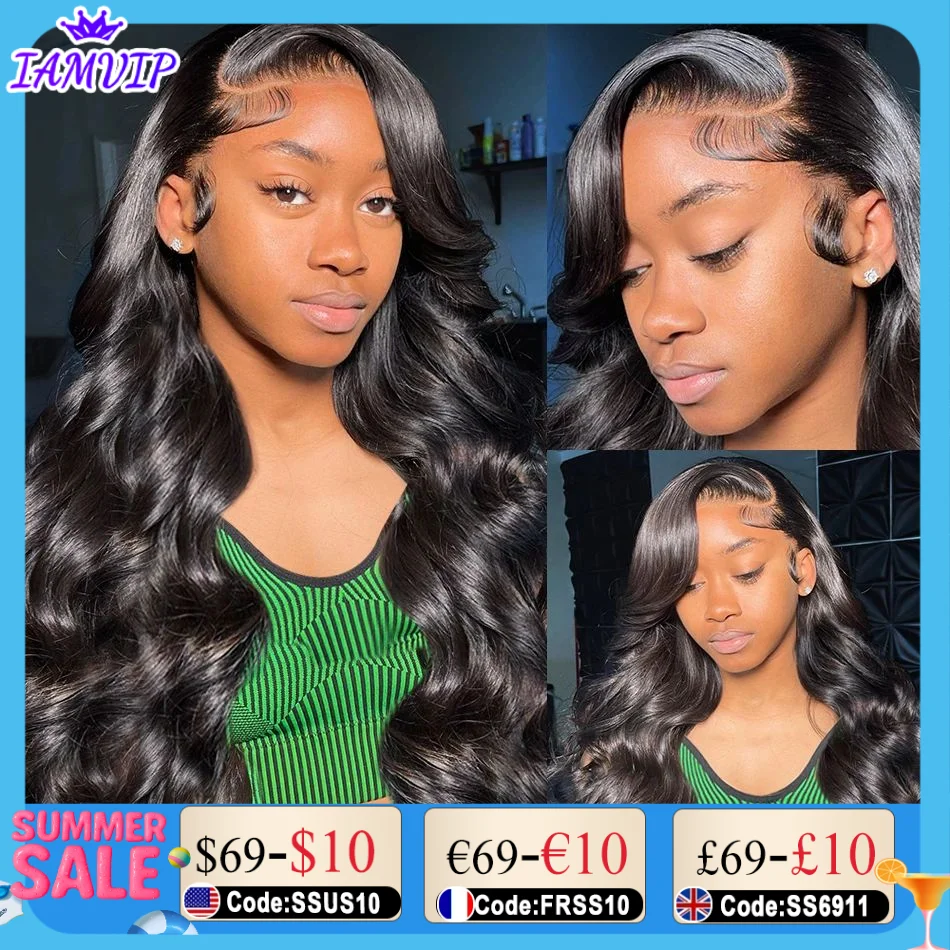 250% 360 Full Lace 13x6 HD Lace Frontal Wig for Women 13x4 Frant Silky Body Wave Curly Remy Human Hair Black Glueless PrePlucked
250% 360 Full Lace 13x6 HD Lace Frontal Wig for Women 13x4 Frant Silky Body Wave Curly Remy Human Hair Black Glueless PrePlucked