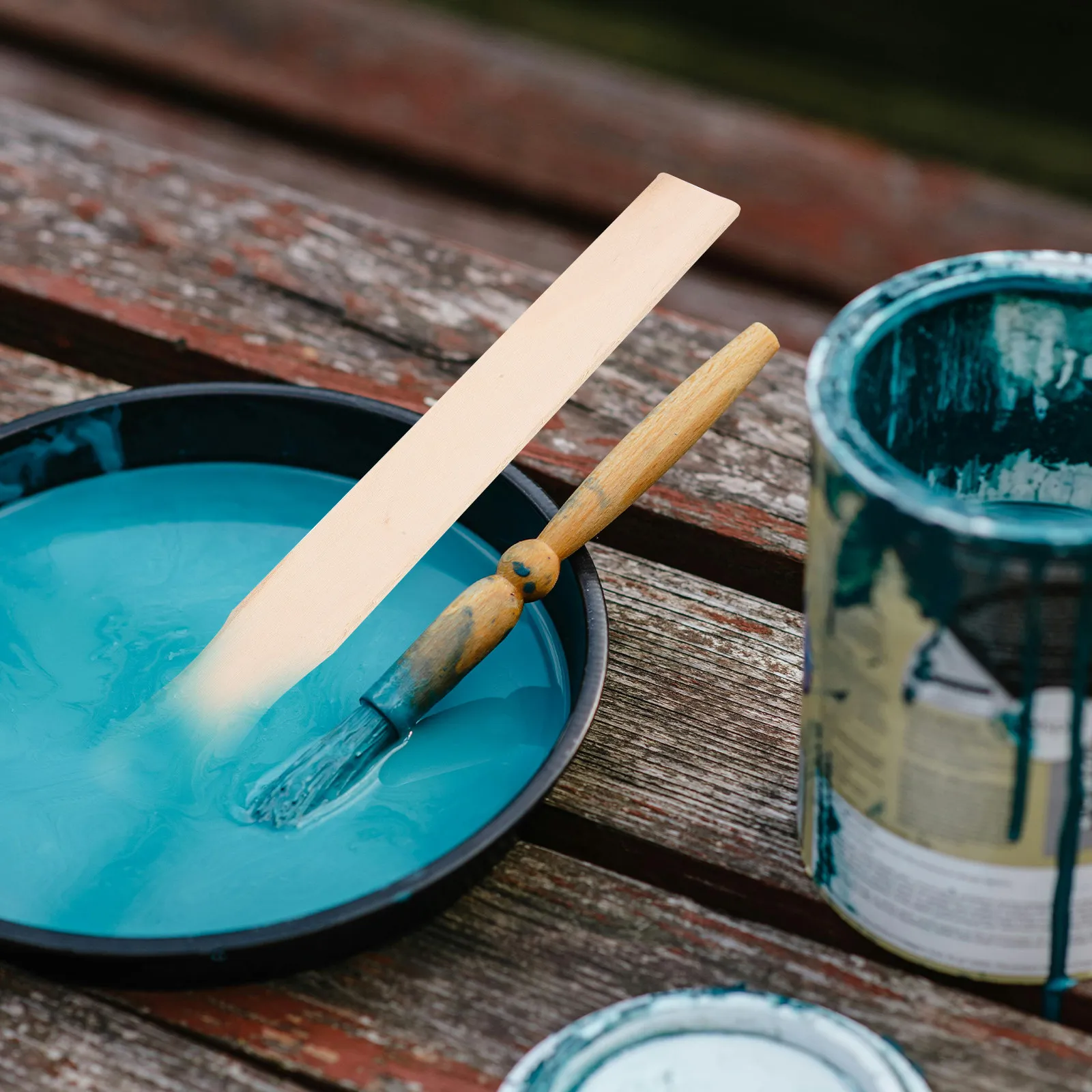 30Pcs Paint Mixing Stick Ergonomic Length Non-Slip Handle Reusable Stirring Tool for Interior Exterior Painting Projects
30Pcs Paint Mixing Stick Ergonomic Length Non-Slip Handle Reusable Stirring Tool for Interior Exterior Painting Projects