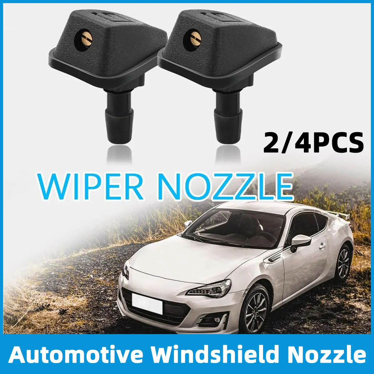 2/4PCS Car Windshield Washer Nozzle Car Window Washer Spray Wiper Nozzle Applicable To Most Models Wiper Nozzle Auto Parts
2/4PCS Car Windshield Washer Nozzle Car Window Washer Spray Wiper Nozzle Applicable To Most Models Wiper Nozzle Auto Parts