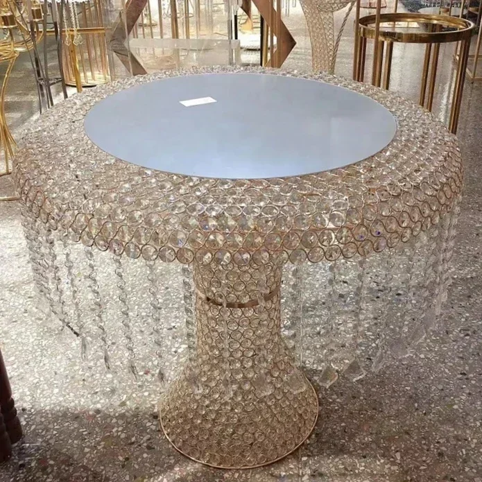 Crystal Wedding Cake Stand Centerpiece for Banquet Tables and Wedding Receptions Luxury Gold & Silver Wedding Décor(15days make)
Crystal Wedding Cake Stand Centerpiece for Banquet Tables and Wedding Receptions Luxury Gold & Silver Wedding Décor(15days make)
